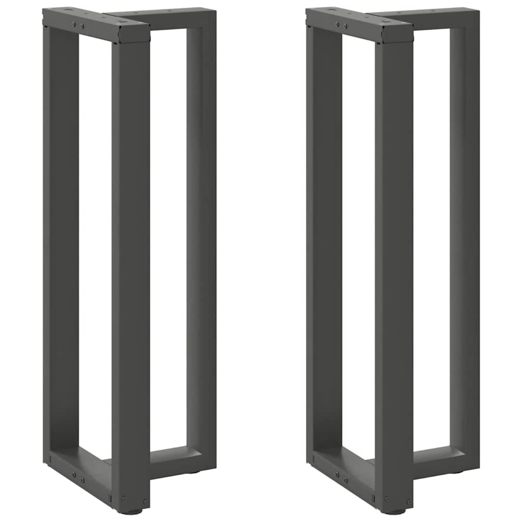 vidaXL Salontafelpoten 2 st T-vormig 30x25x(30-31) cm staal zwart
