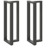 vidaXL Salontafelpoten 2 st T-vormig 30x25x(30-31) cm staal zwart