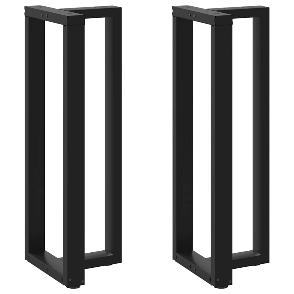 vidaXL Salontafelpoten 2 st T-vormig 30x25x(30-31) cm staal zwart