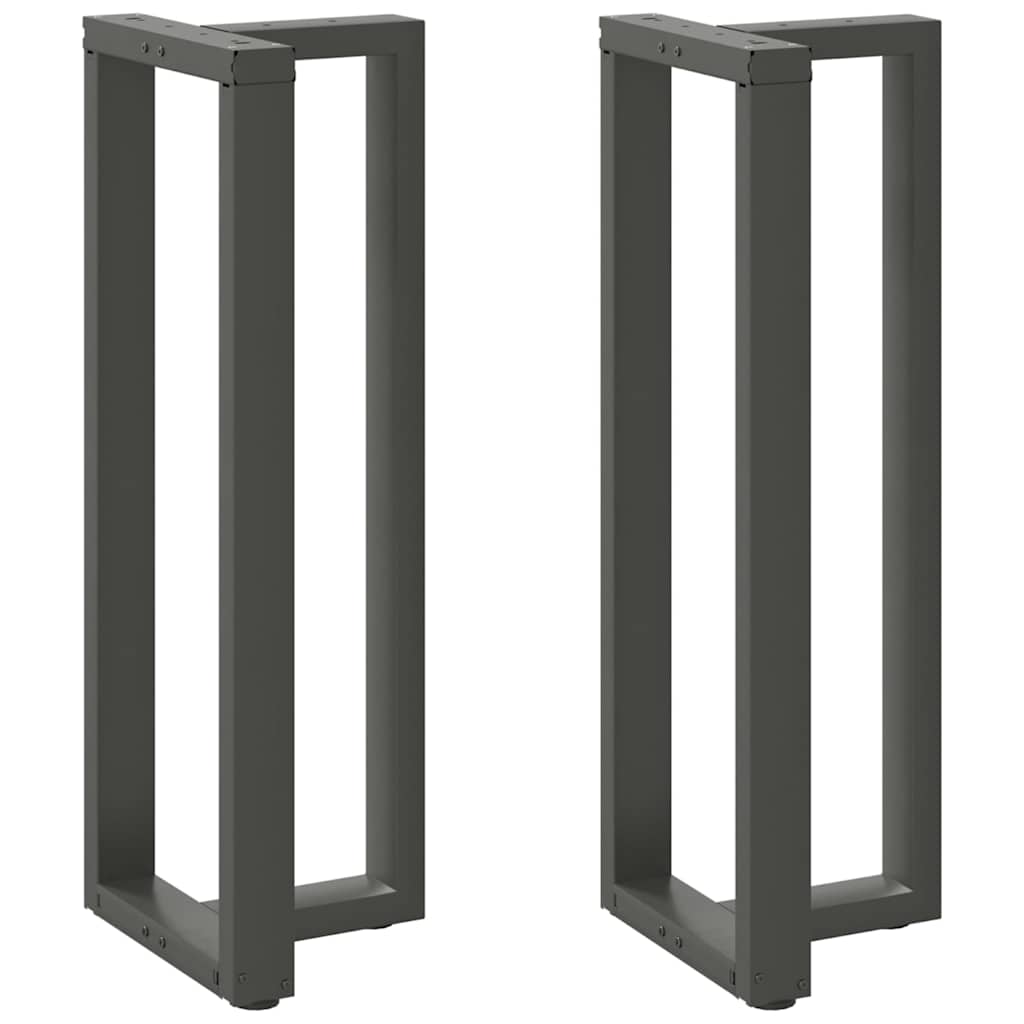 vidaXL Salontafelpoten 2 st T-vormig 30x25x(30-31) cm staal zwart
