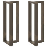 vidaXL Salontafelpoten 2 st T-vormig 30x25x(30-31) cm staal zwart