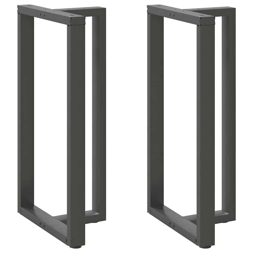 vidaXL Salontafelpoten 2 st T-vormig 30x25x(30-31) cm staal zwart