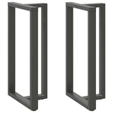 vidaXL Salontafelpoten 2 st T-vormig 30x25x(30-31) cm staal zwart