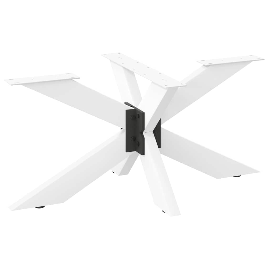 vidaXL Salontafelpoot spider vorm 98x58x(42-43) cm staal zwart