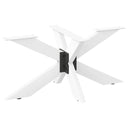 vidaXL Salontafelpoot spider vorm 98x58x(42-43) cm staal zwart