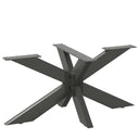 vidaXL Salontafelpoot spider vorm 98x58x(42-43) cm staal zwart