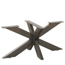 vidaXL Salontafelpoot spider vorm 98x58x(42-43) cm staal zwart
