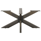 vidaXL Salontafelpoot spider vorm 98x58x(42-43) cm staal zwart