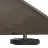 vidaXL Salontafelpoot spider vorm 98x58x(42-43) cm staal zwart