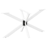 vidaXL Salontafelpoot spider vorm 98x58x(42-43) cm staal zwart