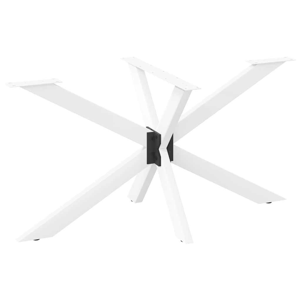 vidaXL Salontafelpoot spider vorm 98x58x(42-43) cm staal zwart