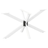 vidaXL Salontafelpoot spider vorm 98x58x(42-43) cm staal zwart