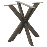 vidaXL Salontafelpoot spider vorm 98x58x(42-43) cm staal zwart