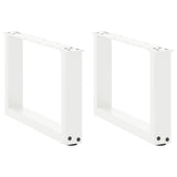 vidaXL Salontafelpoten 2 st U-vormig 30x(30-31) cm staal zwart
