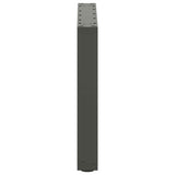 vidaXL Salontafelpoten 2 st U-vormig 30x(30-31) cm staal zwart