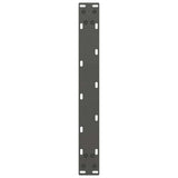 vidaXL Salontafelpoten 2 st U-vormig 30x(30-31) cm staal zwart