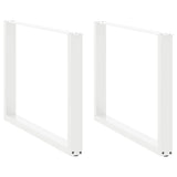 vidaXL Salontafelpoten 2 st U-vormig 30x(30-31) cm staal zwart
