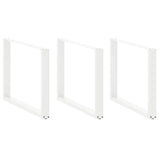 vidaXL Salontafelpoten 2 st U-vormig 30x(30-31) cm staal zwart