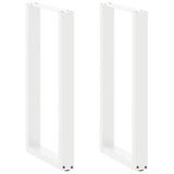 vidaXL Salontafelpoten 2 st U-vormig 30x(30-31) cm staal zwart