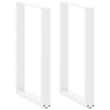vidaXL Salontafelpoten 2 st U-vormig 30x(30-31) cm staal zwart