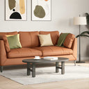 vidaXL Salontafelpoten 2 st 30x(30-31) cm staal zwart