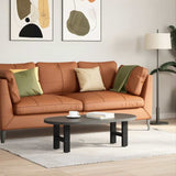 vidaXL Salontafelpoten 2 st 30x(30-31) cm staal zwart