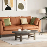vidaXL Salontafelpoten 2 st 30x(30-31) cm staal zwart