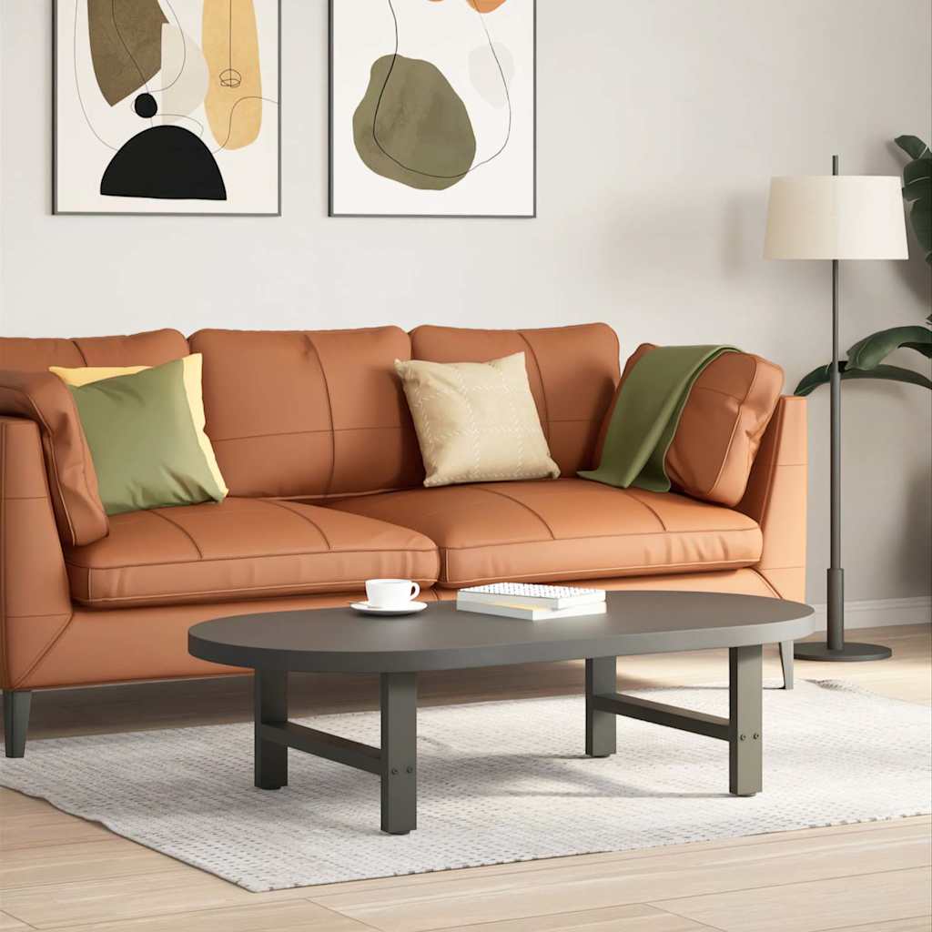 vidaXL Salontafelpoten 2 st 30x(30-31) cm staal zwart