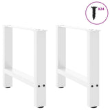 vidaXL Salontafelpoten 2 st 30x(30-31) cm staal zwart