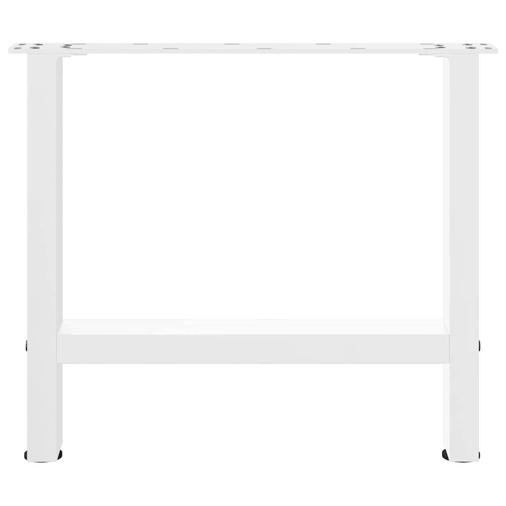 vidaXL Salontafelpoten 2 st 30x(30-31) cm staal zwart