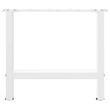 vidaXL Salontafelpoten 2 st 30x(30-31) cm staal zwart