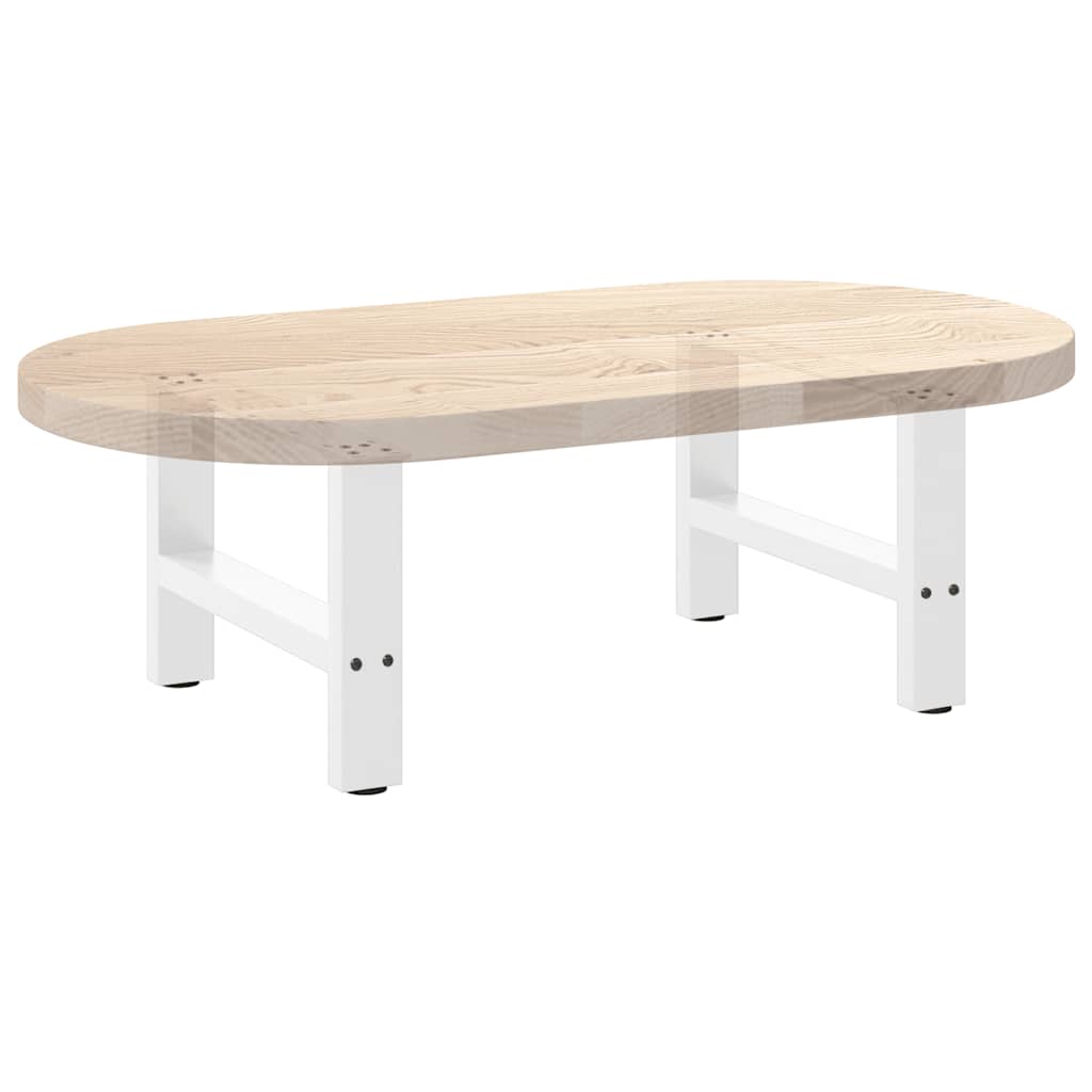 vidaXL Salontafelpoten 2 st 30x(30-31) cm staal zwart