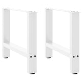 vidaXL Salontafelpoten 2 st 30x(30-31) cm staal zwart