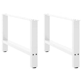 vidaXL Salontafelpoten 2 st 30x(30-31) cm staal zwart