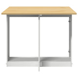 vidaXL Eettafel Corona inklapbaar massief grenenhout wasbruin