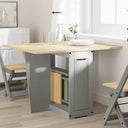 vidaXL Eettafel Corona inklapbaar massief grenenhout wasbruin