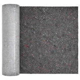 vidaXL Pond Fleece Grey 1 x 10 m Polyester and Cotton
