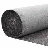 vidaXL Pond Fleece Grey 1 x 10 m Polyester and Cotton