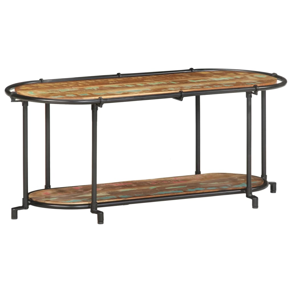 vidaXL Tv-meubel 100x42x40 cm massief ruw mangohout