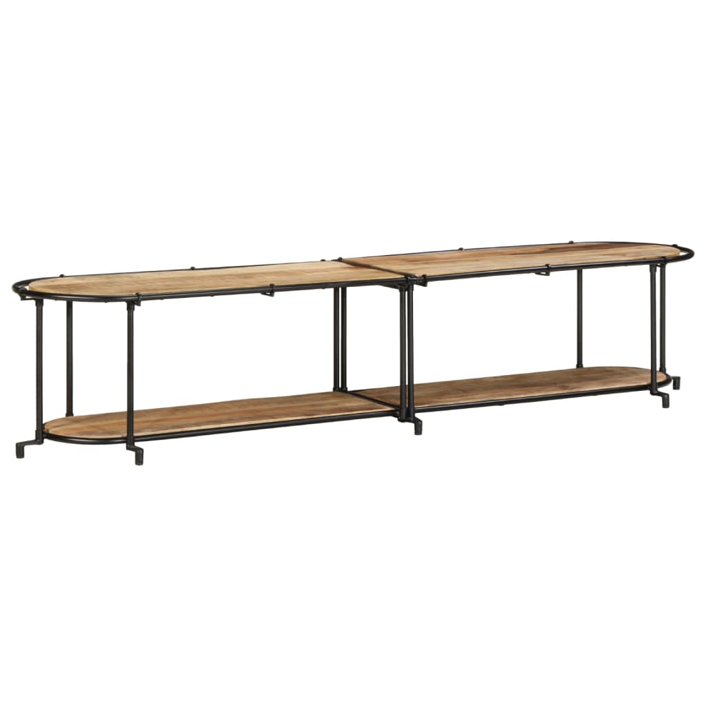 vidaXL Tv-meubel 100x42x40 cm massief ruw mangohout