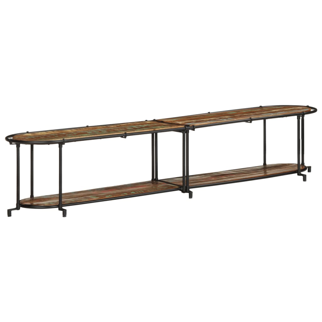 vidaXL Tv-meubel 100x42x40 cm massief ruw mangohout