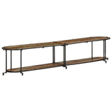 vidaXL Tv-meubel 100x42x40 cm massief ruw mangohout