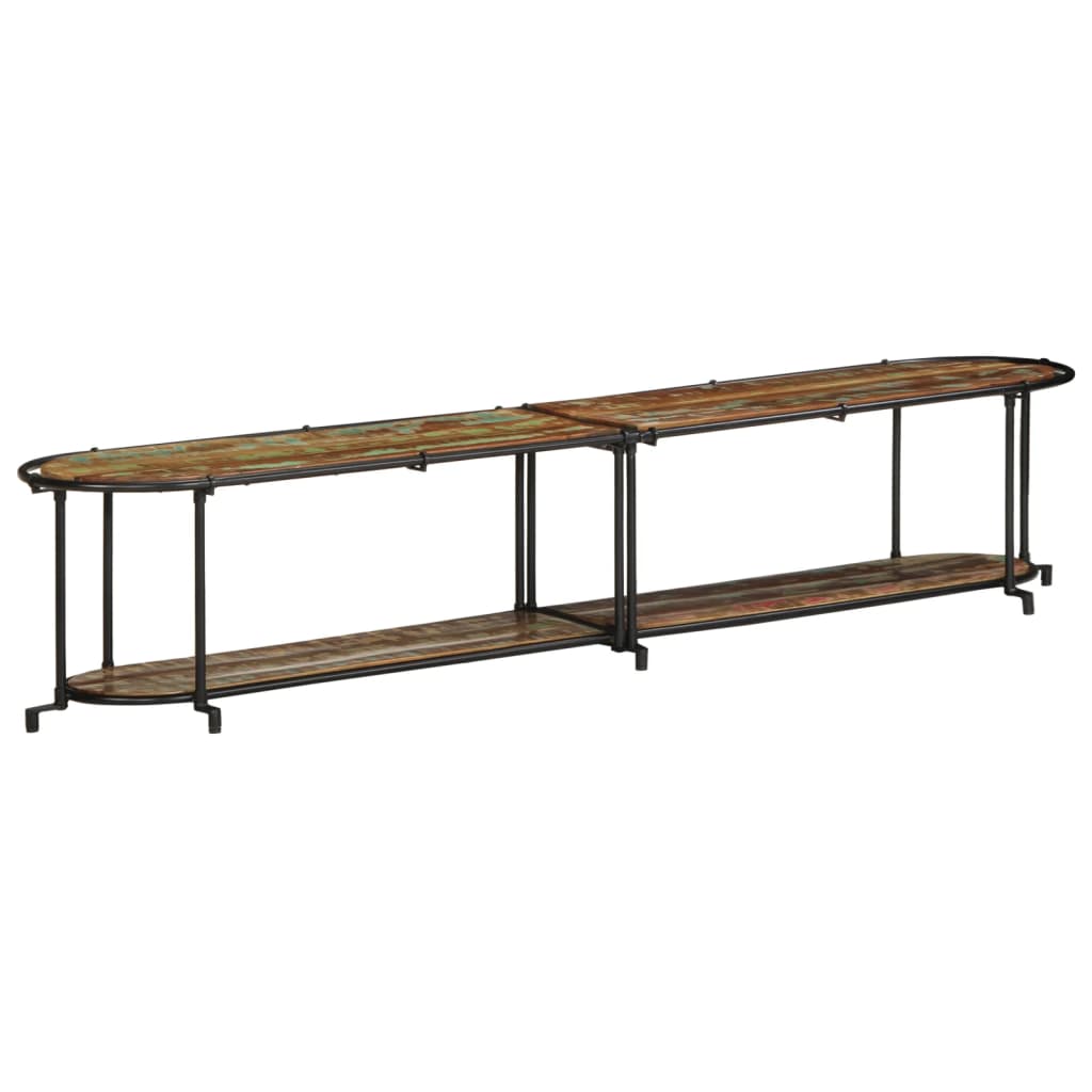 vidaXL Tv-meubel 100x42x40 cm massief ruw mangohout