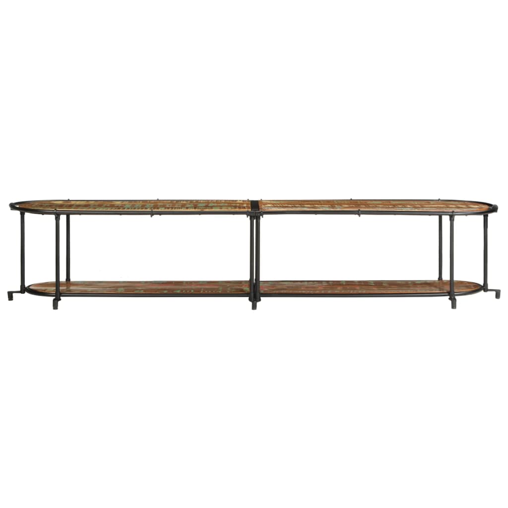 vidaXL Tv-meubel 100x42x40 cm massief ruw mangohout