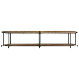 vidaXL Tv-meubel 100x42x40 cm massief ruw mangohout