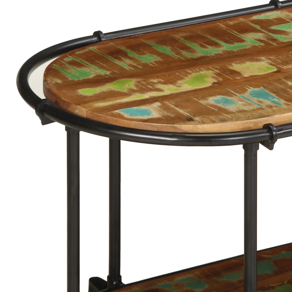 vidaXL Tv-meubel 100x42x40 cm massief ruw mangohout