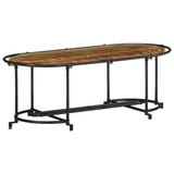 vidaXL Salontafel 110x55x40 cm massief ruw mangohout