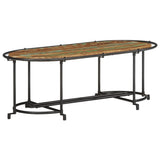 vidaXL Salontafel 110x55x40 cm massief ruw mangohout