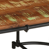 vidaXL Salontafel 110x55x40 cm massief ruw mangohout