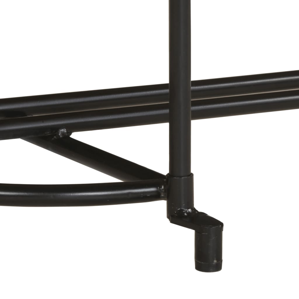 vidaXL Salontafel 110x55x40 cm massief ruw mangohout